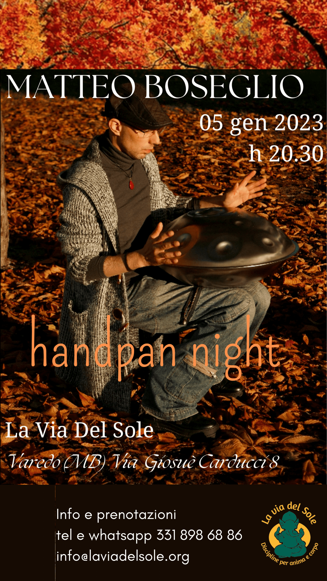 Handpan night 5 Gennaio 2023