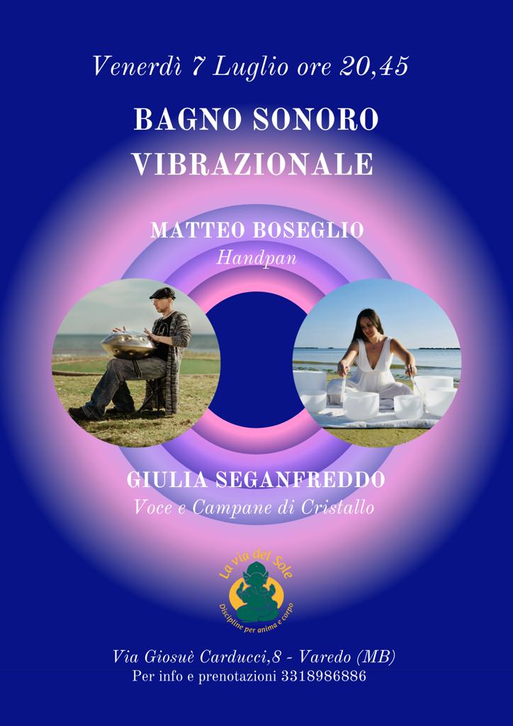 Handpan, voce e campane di cristallo: Bagno sonoro vibrazionale