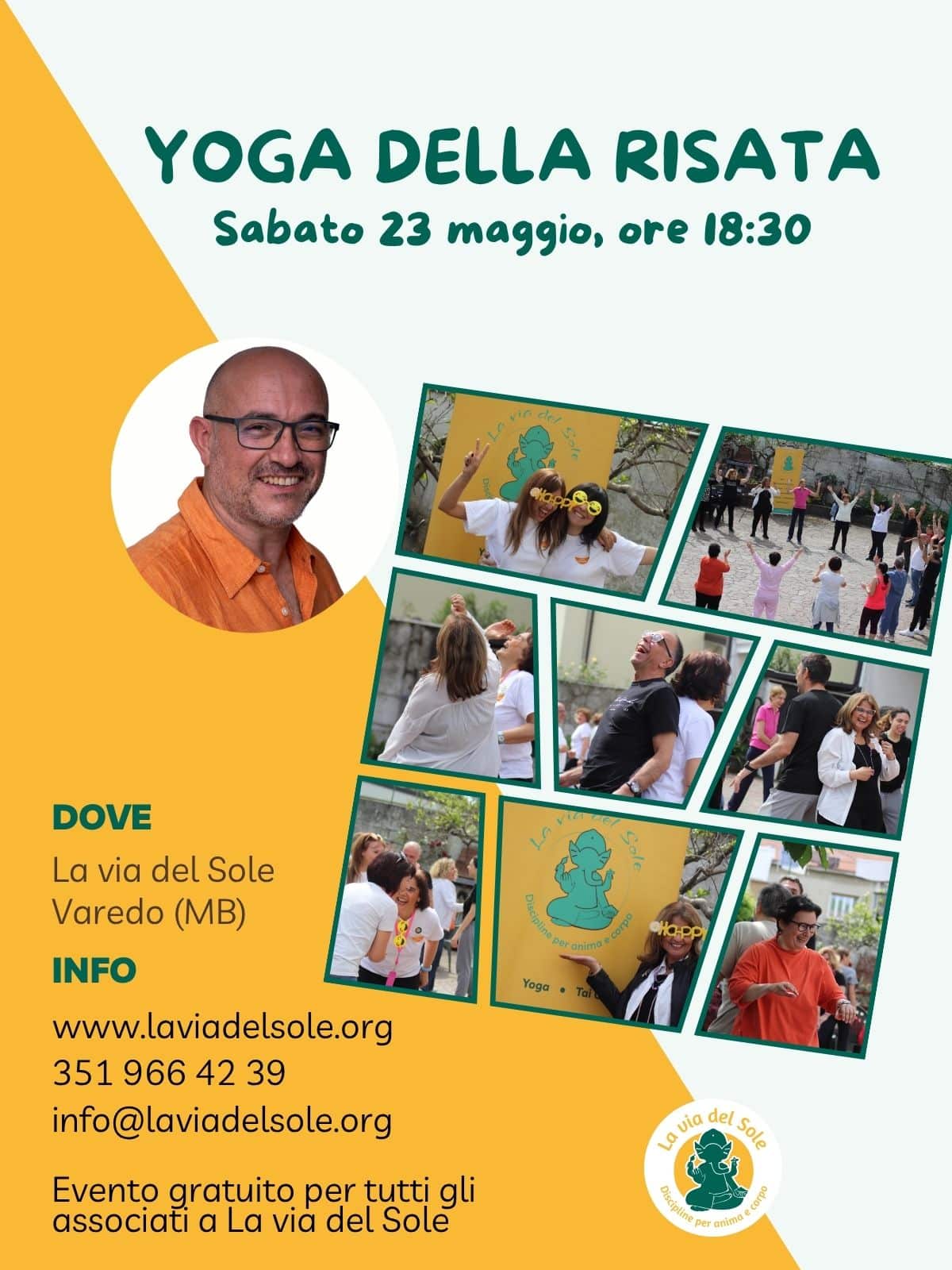 Yoga della risata a Varedo sabato 23 maggio
