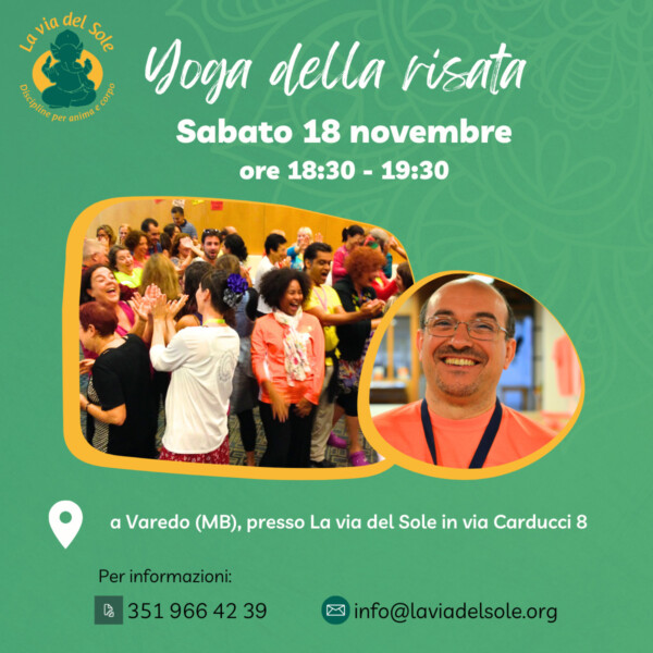 Workshop di Yoga della risata 18 novembre 2023