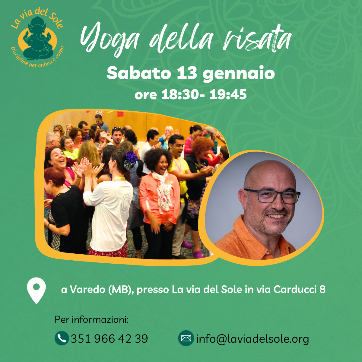 Yoga della risata a Varedo