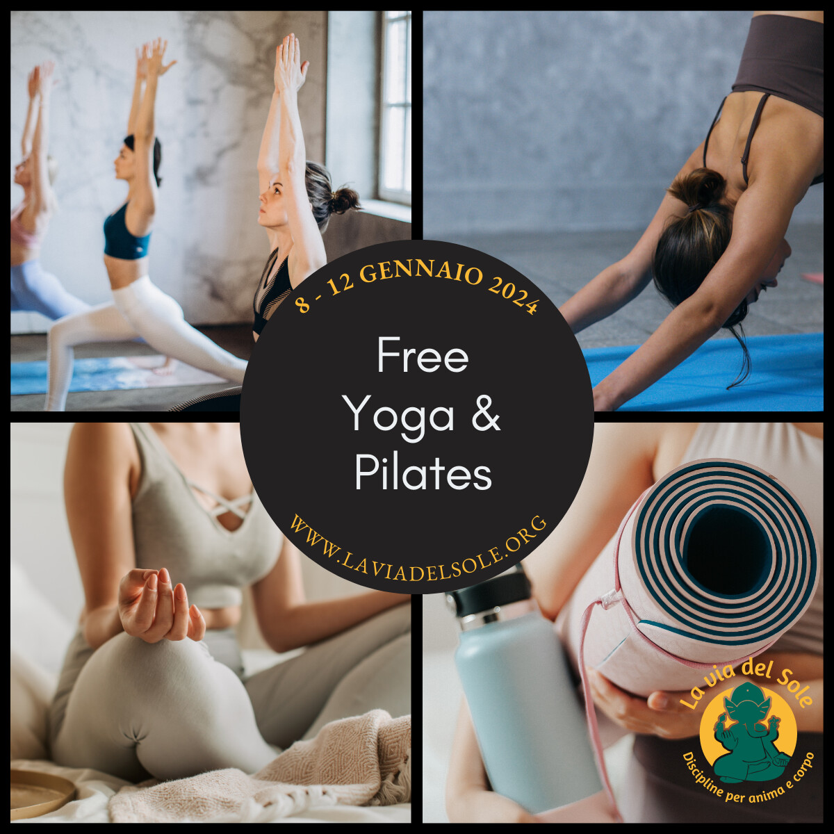 Lezioni gratis di Yoga e Pilates