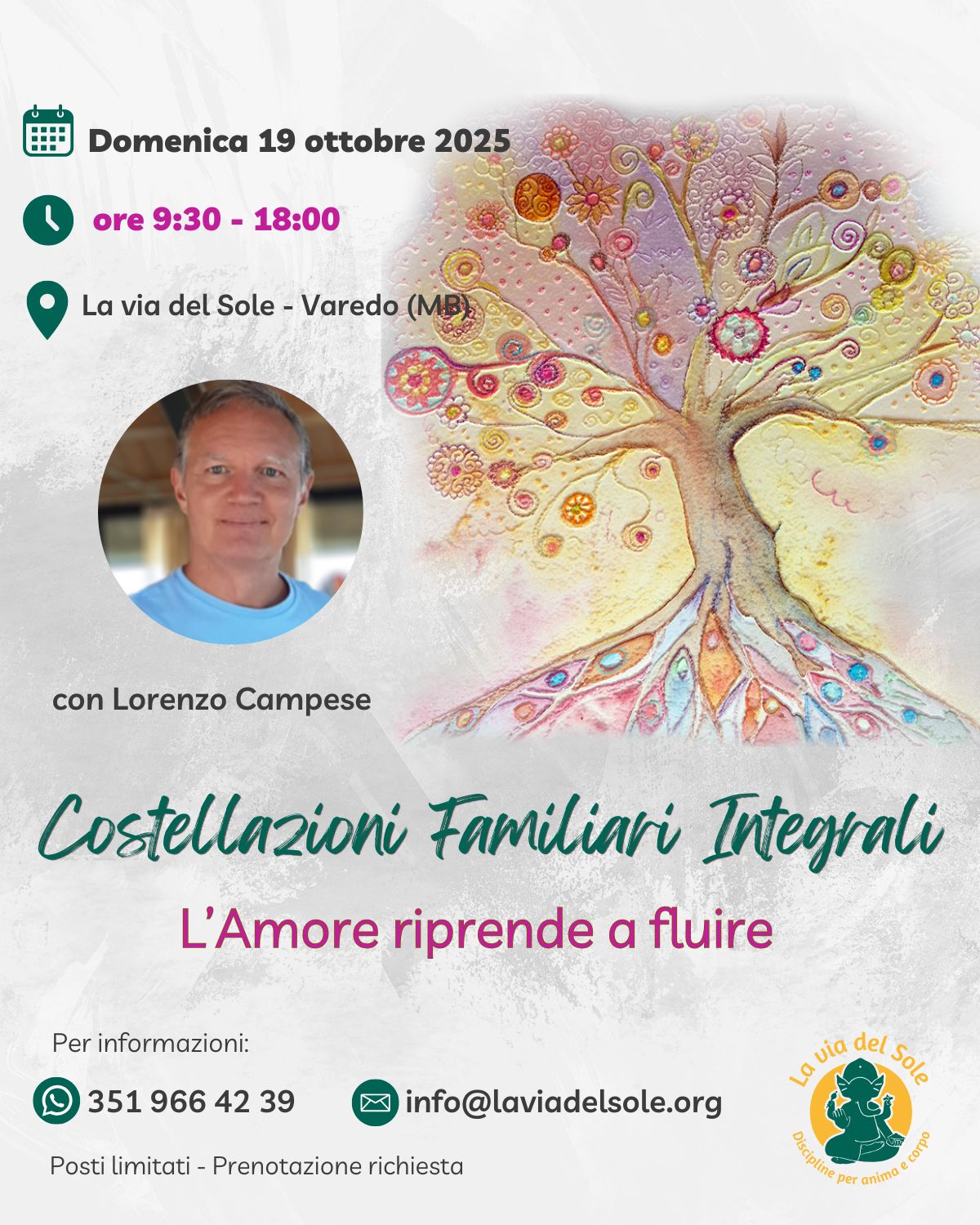 Costellazioni Familiari 19 ottobre 2025