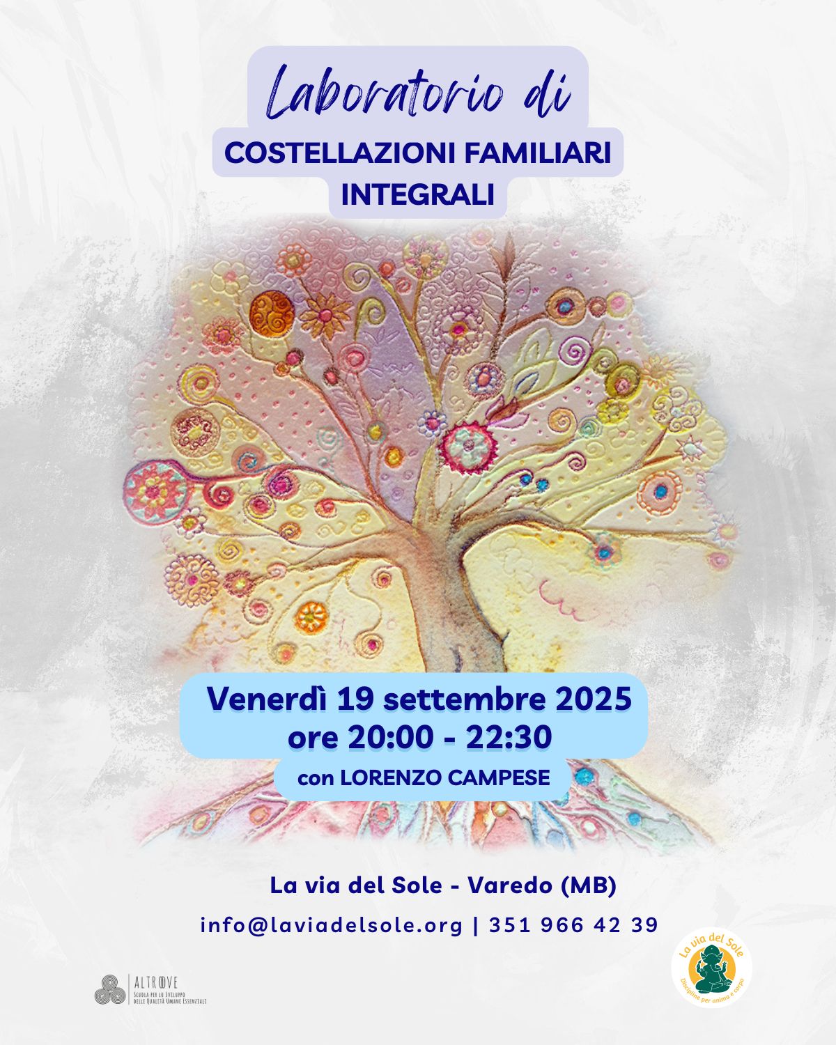 Costellazioni Familiari Serali 19 settembre
