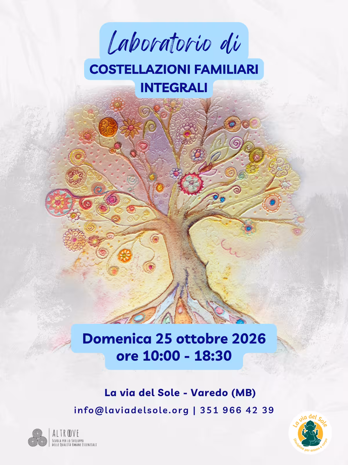 Costellazioni Familiari 25 ottobre 2026