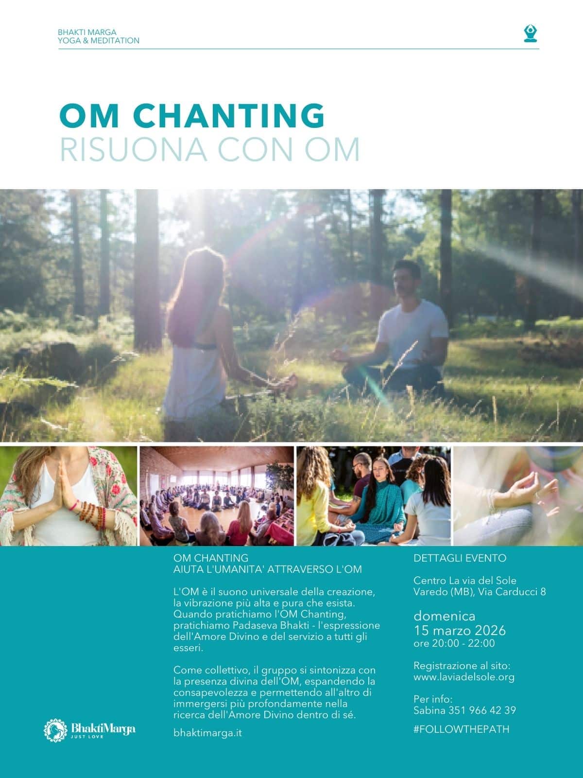 Om Chanting 15 marzo 2026
