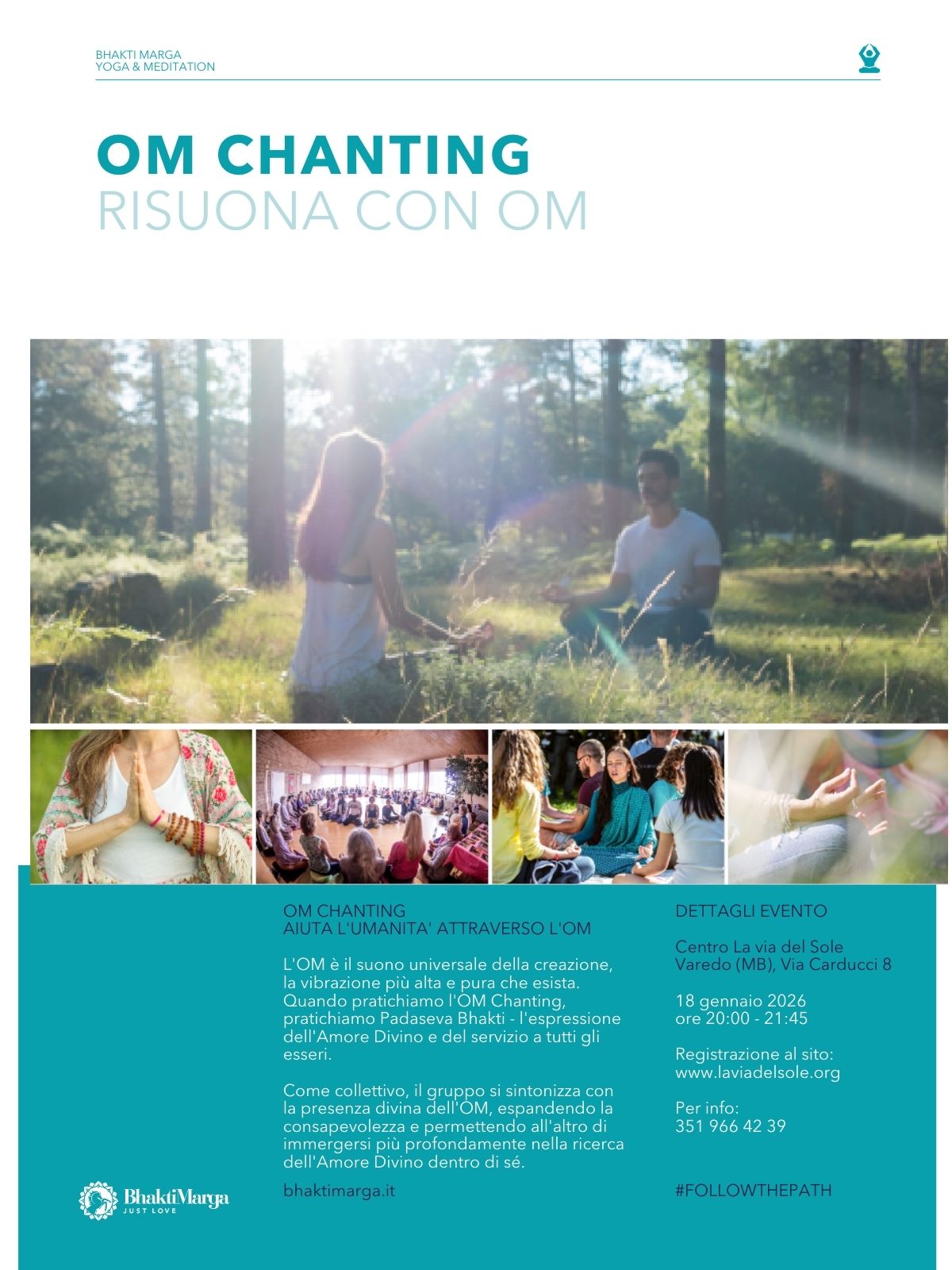 Om Chanting 18 gennaio 2026
