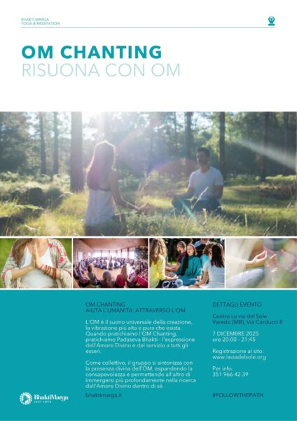 Om Chanting 7 dicembre a Varedo a La via del Sole
