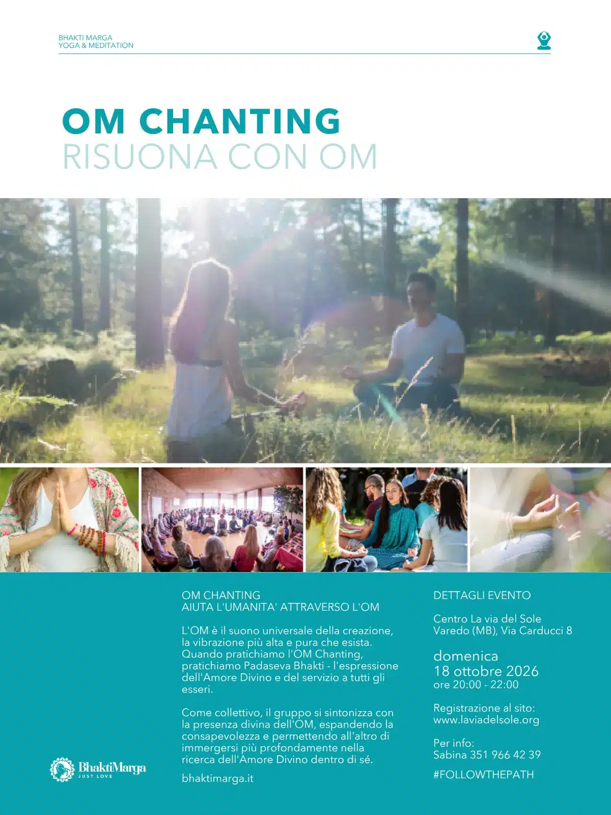 Om Chanting 18 ottobre 2026