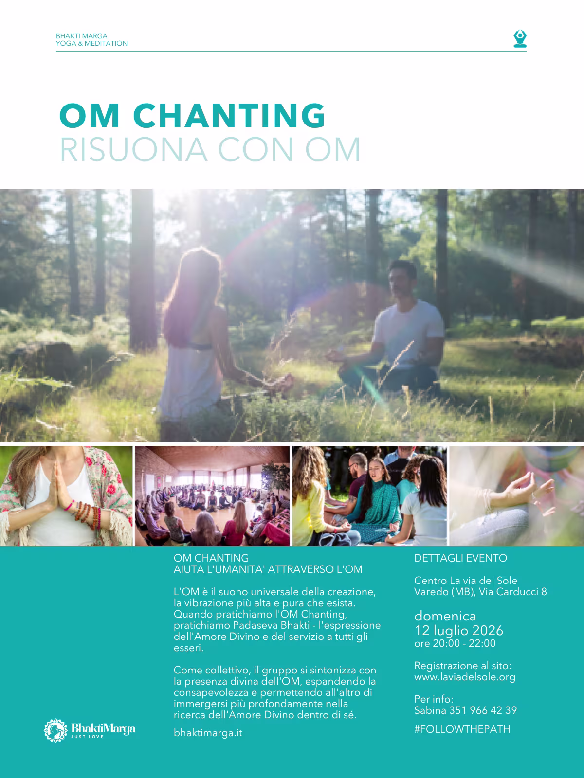 Om Chanting 12 luglio 2026