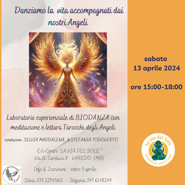 Biodanza e Angeli 13 aprile a Varedo 2024