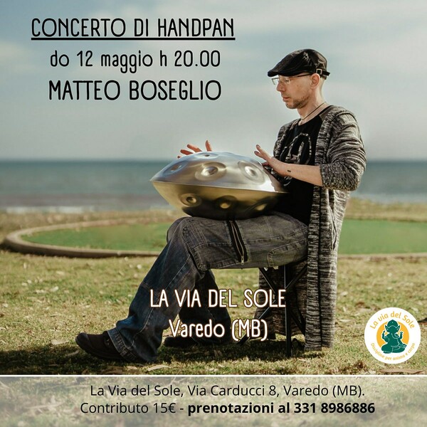 Concerto Handpan con Matteo Boseglio