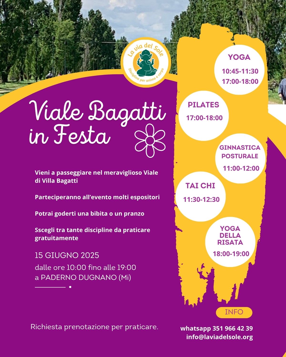Viale Bagatti in festa 2025