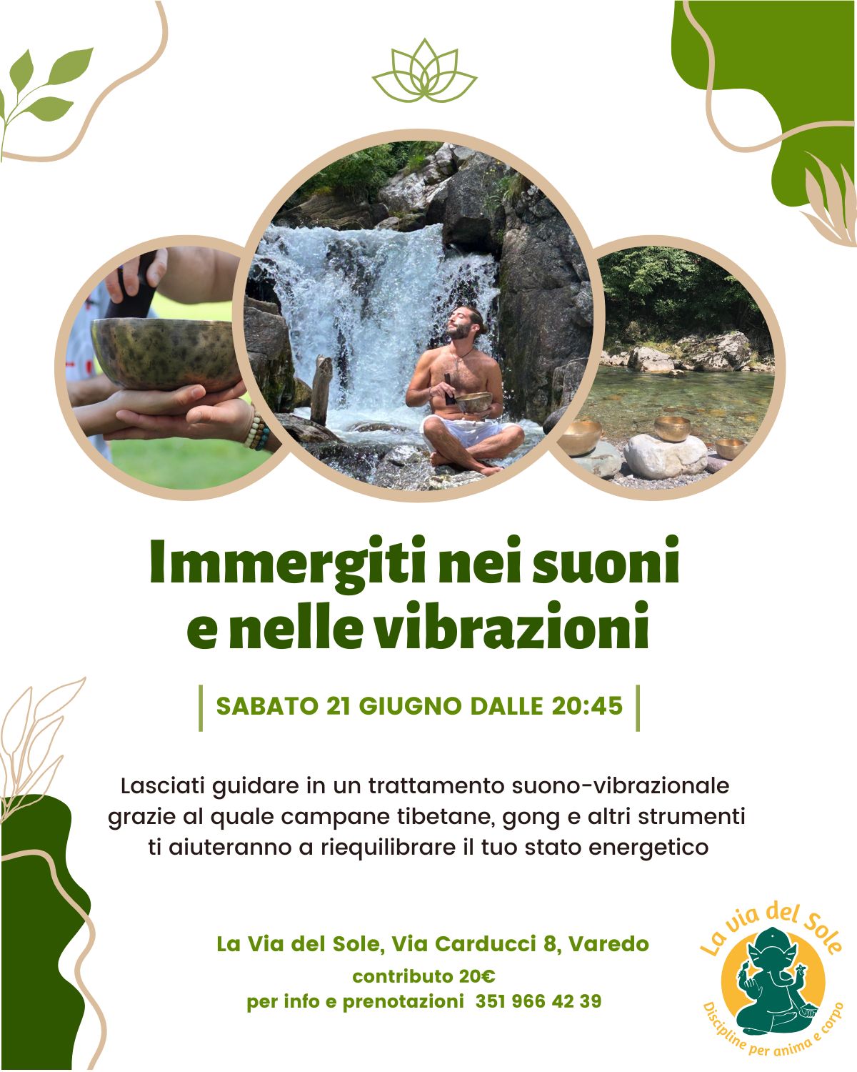 Bagno sonoro 21 giugno