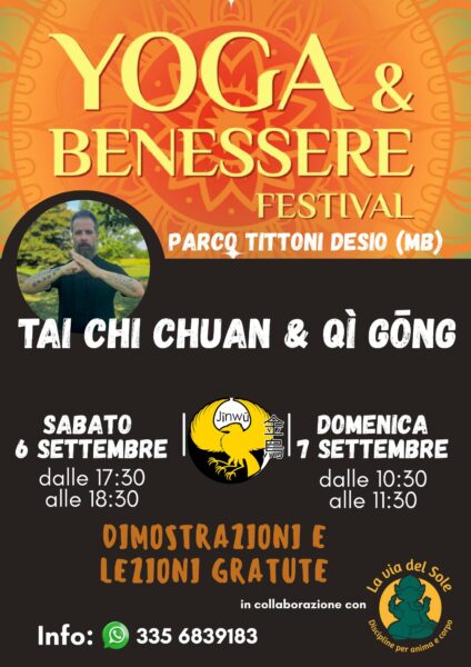 Prova Tai Chi Chuan a Desio a Villa Tittoni