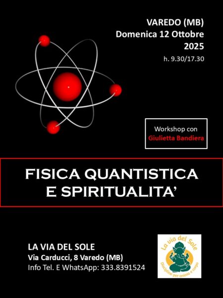 Fisica quantistica Giulietta Bandiera Varedo