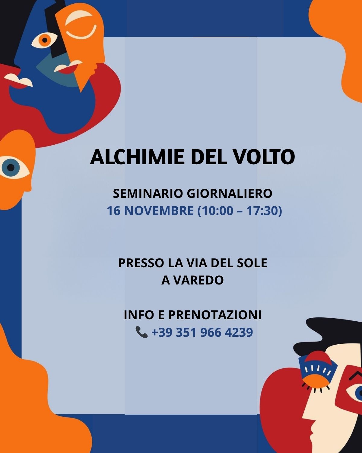 Alchimie del volto 16 novembre