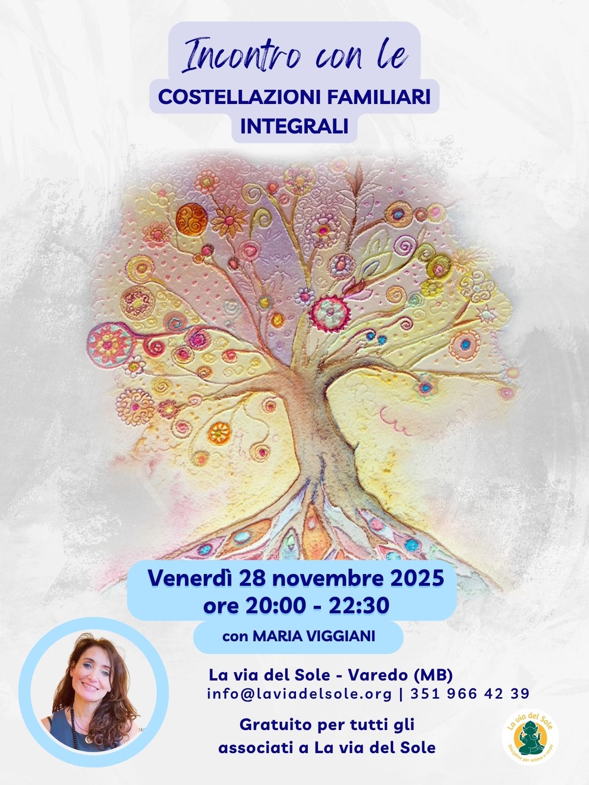 Incontro con le Costellazioni Familiari 28 novembre