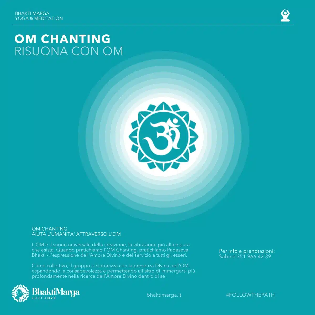 OM Chanting aiuta l'umanità attraverso l'OM