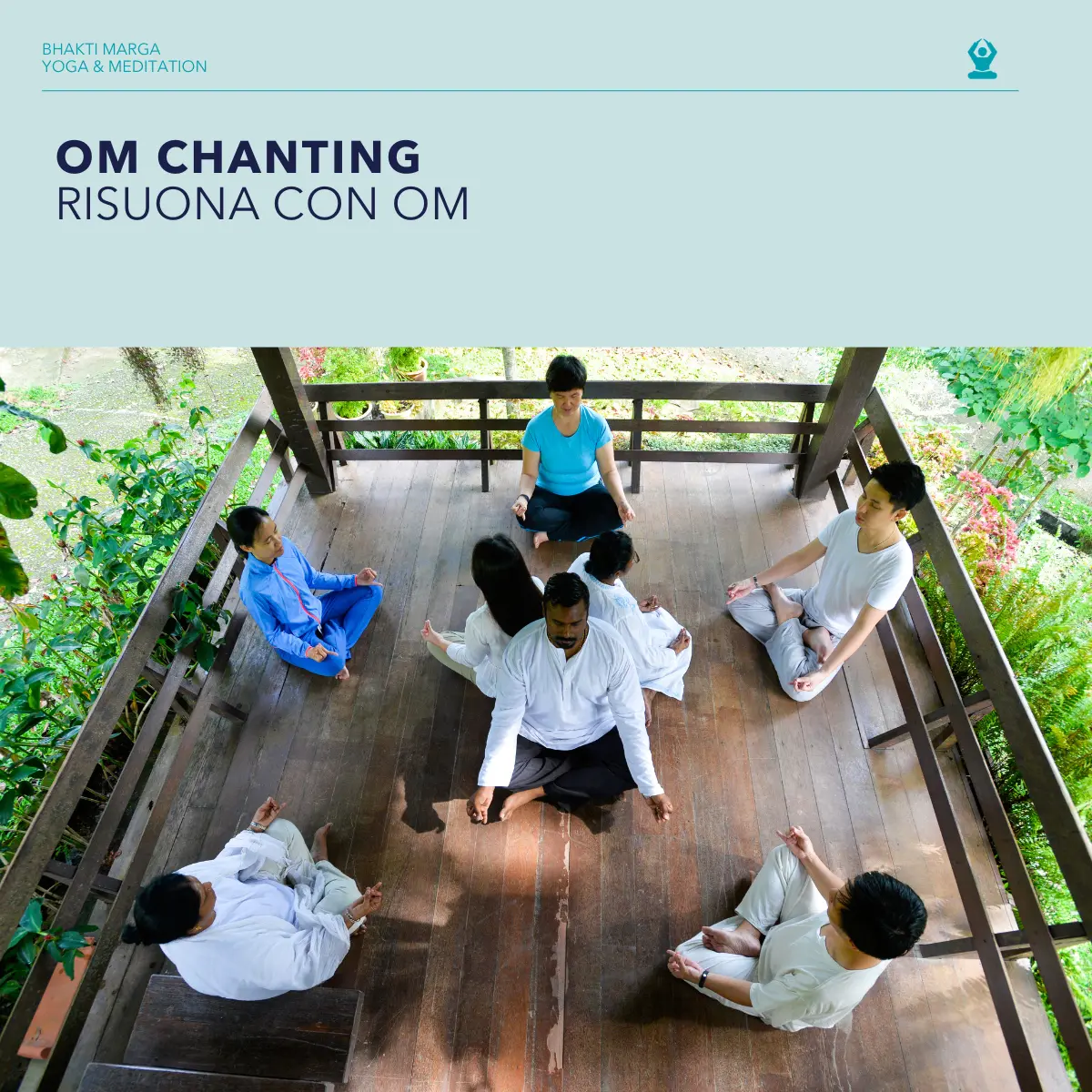 Om Chanting risuona con OM cerchio OM