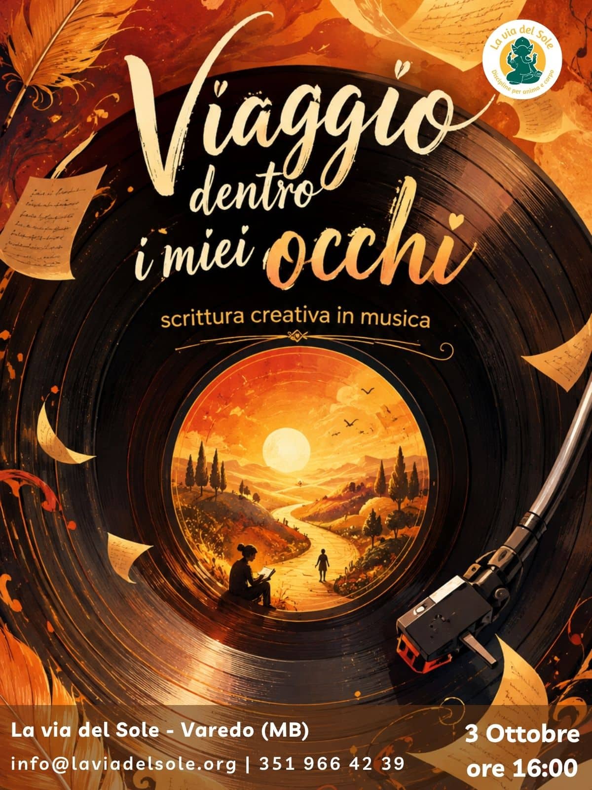 Viaggio dentro i miei occhi: scrittura creativa in musica